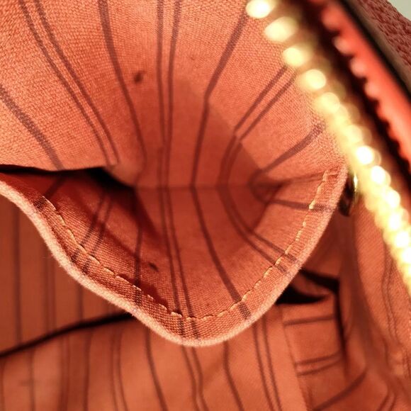 Louis Vuitton Red Enpreinte LV Embossed Leather M40758 Speedy Bandouliere 25 - Picture 15 of 16